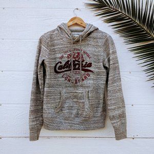 California Sweatshirt- Hoodie Heather Grey